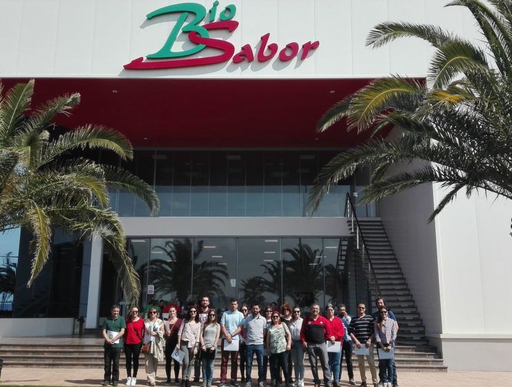 visitas de alumnos de curso agroalimentacion a Casur y Biosabor