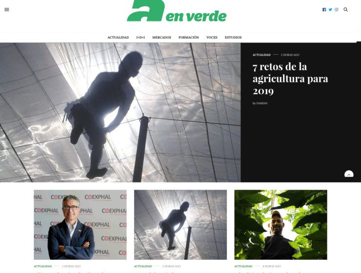Aenverde.es tiene una nueva página web