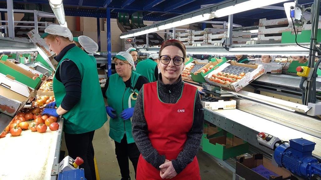 Natalia Gerasimova en su puesto de trabajo de CASI.