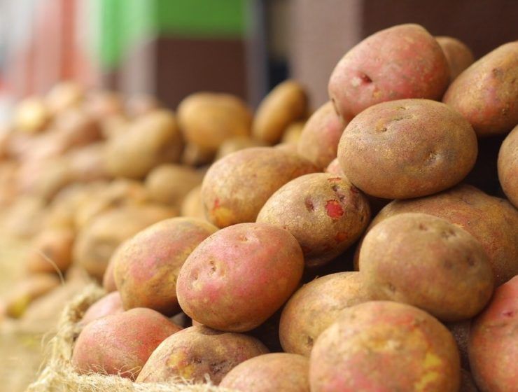 importación de frutas y verduras patatas