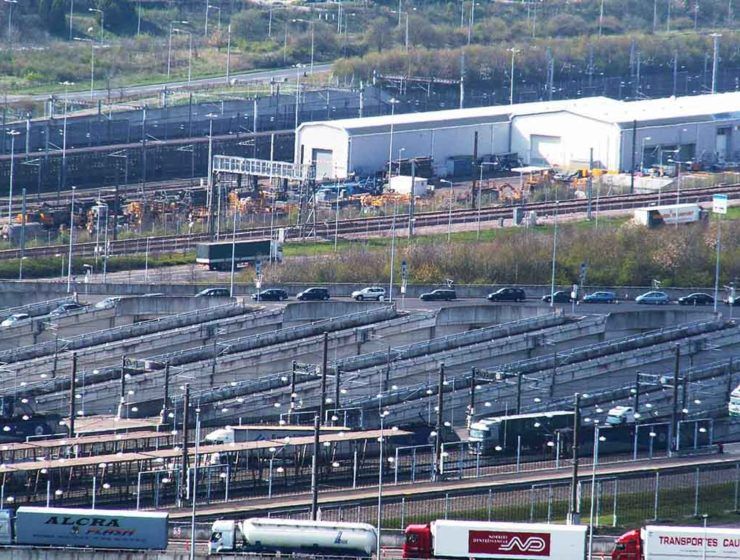 Eurotunel en Dover.