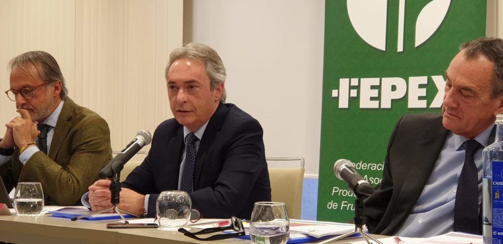 Asamblea de FEPEX en Madrid.