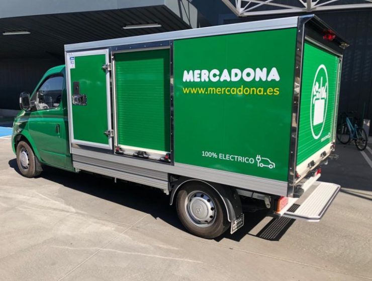 Camión eléctrico de Mercadona
