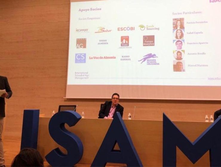 Momento de la presentación de la International School of Agri Management.