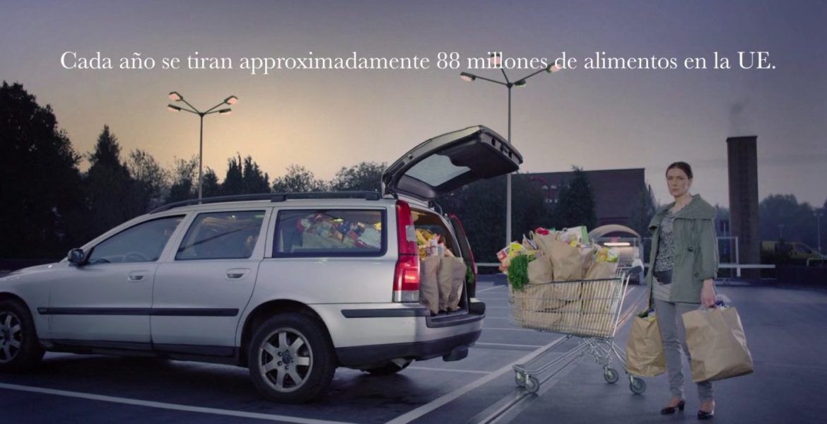 Imagen del video de la campaña contra el desperdicio de alimentos en Europa.