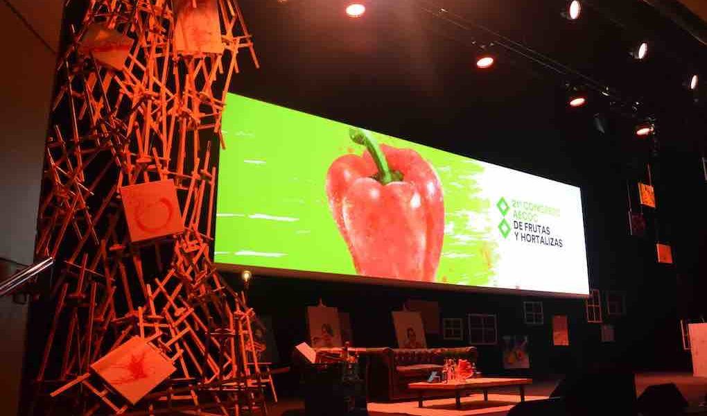 Escenario del Congreso de AECOC de frutas y hortalizas. Foto:AECOC