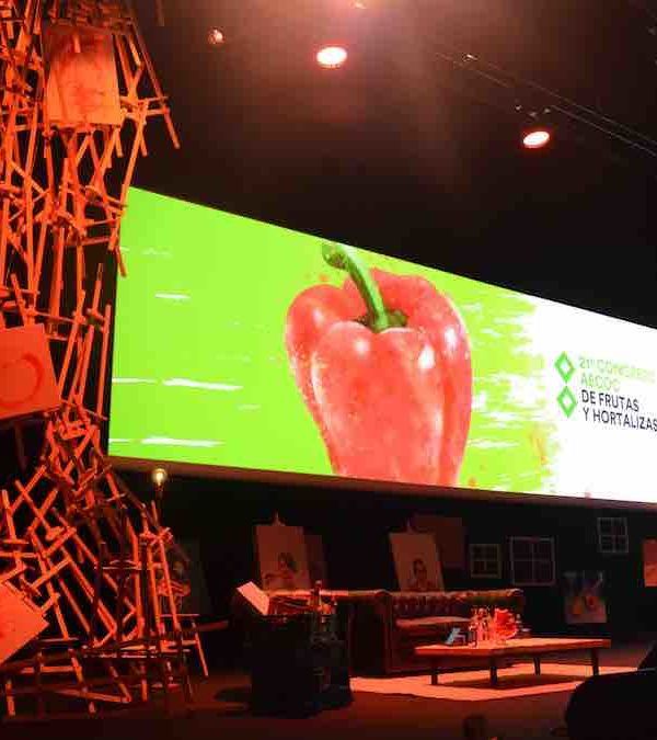 Escenario del Congreso de AECOC de frutas y hortalizas. Foto:AECOC