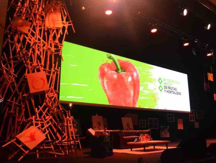 Escenario del Congreso de AECOC de frutas y hortalizas. Foto:AECOC