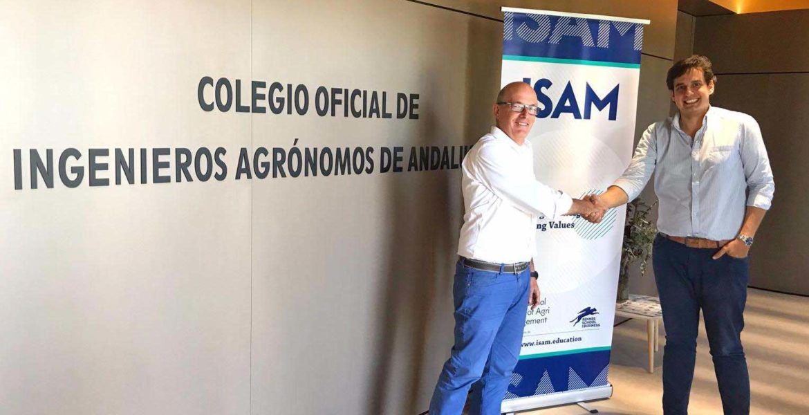 Diego de la Serna, Secretario Técnico del Colegio y Luis Flores, Director de Operaciones de ISAM.