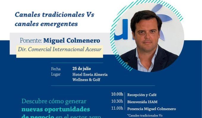 Cartel ISAM ponencia canales tradicionales