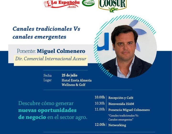 Cartel ISAM ponencia canales tradicionales