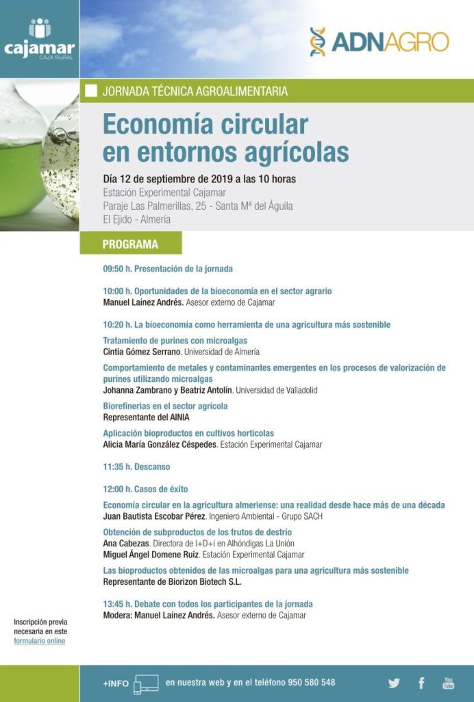 Programa jornada Economía circular