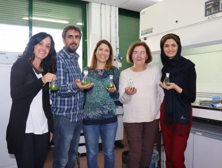 Investigadores del proyecto de biorremediación de Córdoba.