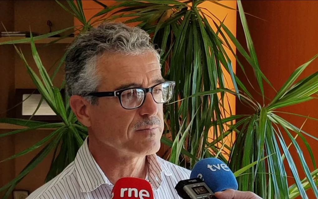 Juan Colomina en declaraciones a RTVE y RNE.