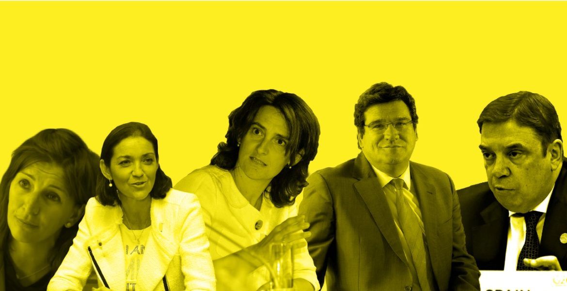ministros de Pedro Sánchez relacionados con el sector de frutas y hortalizas