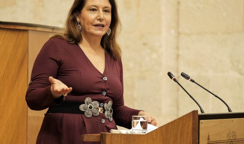 Carmen Crespo en el Parlamento
