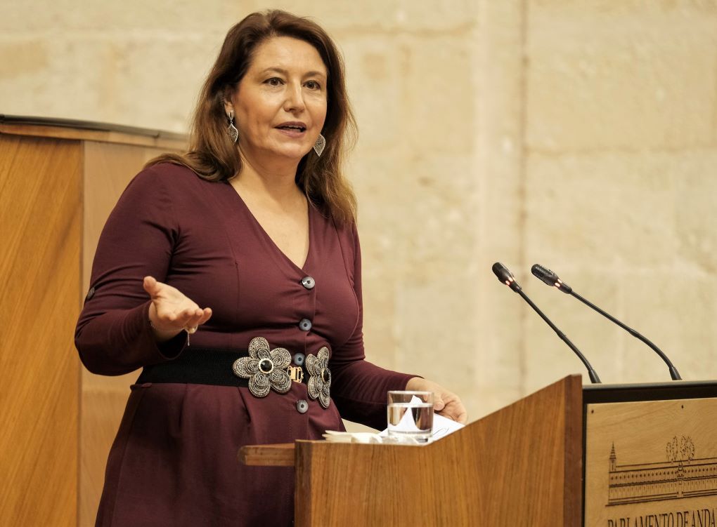 Carmen Crespo en el Parlamento