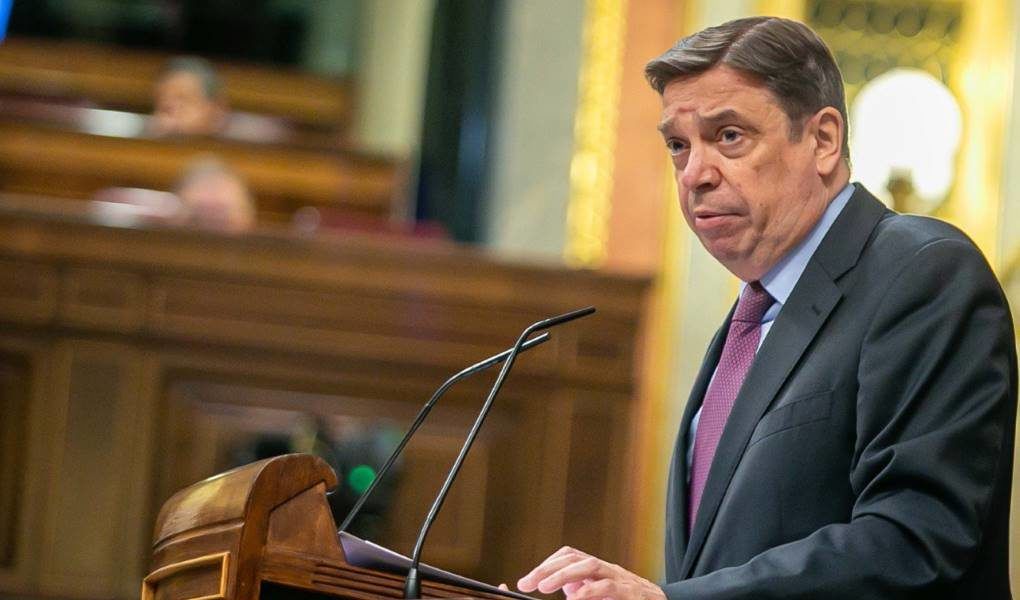Luis Planas en su intervención en el Congreso de los Diputados.