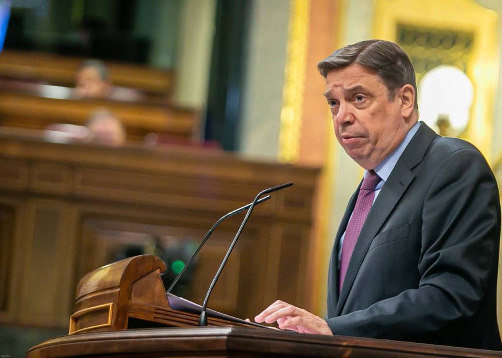 Luis Planas en su intervención en el Congreso de los Diputados.