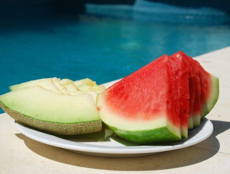 sandías y melones