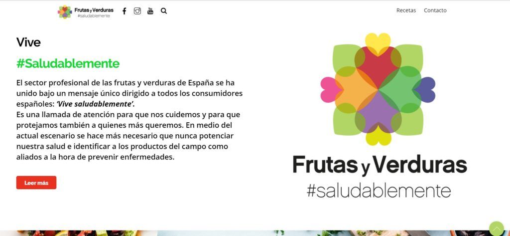 web saludablemente