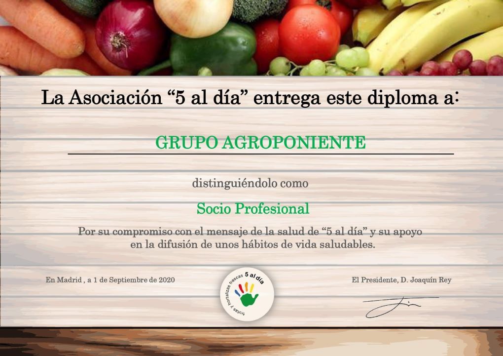 Agroponiente 5 al dia