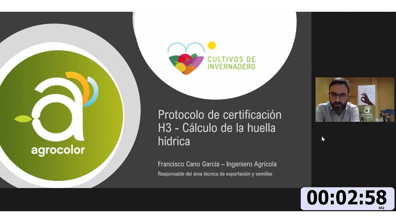 Presentación de la certificación de huella hídrica