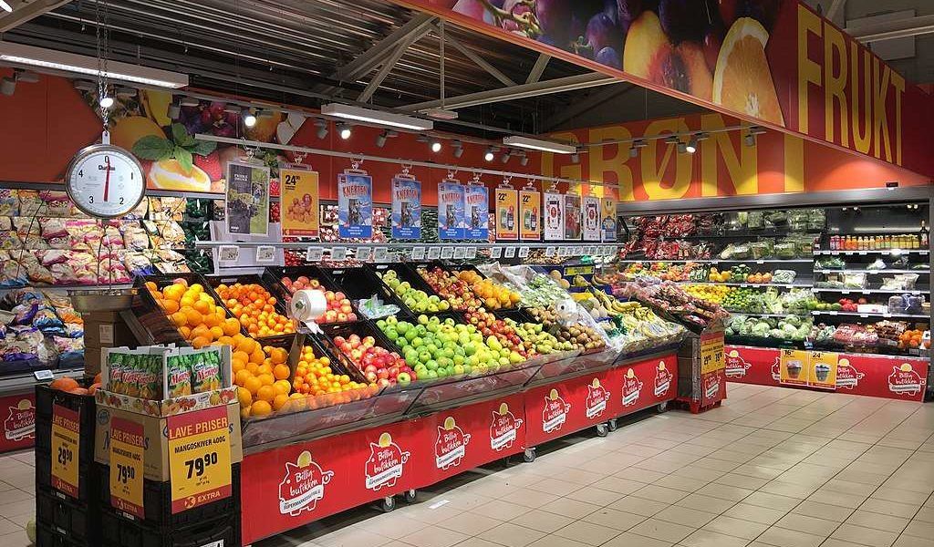 supermarket frutas y hortalizas