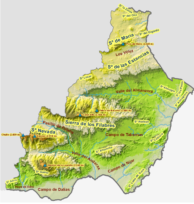 mapa almería