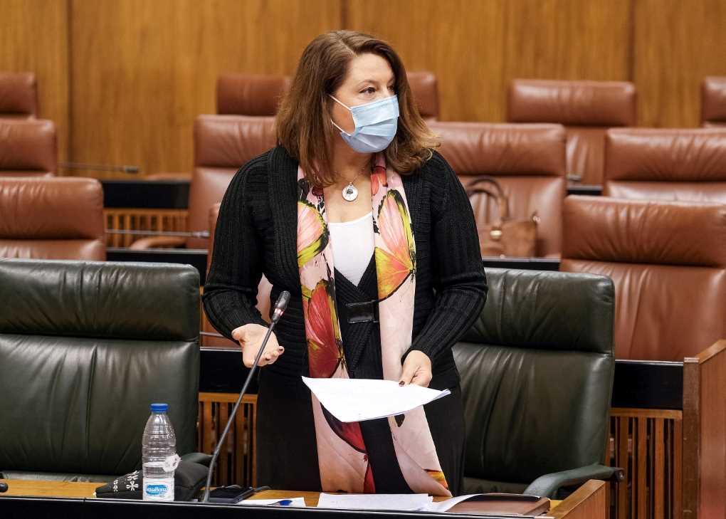 carmen crespo en el Parlamento Andaluz