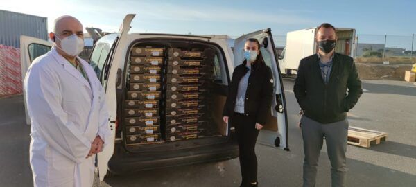 donación Agroponiente a hospital de Poniente