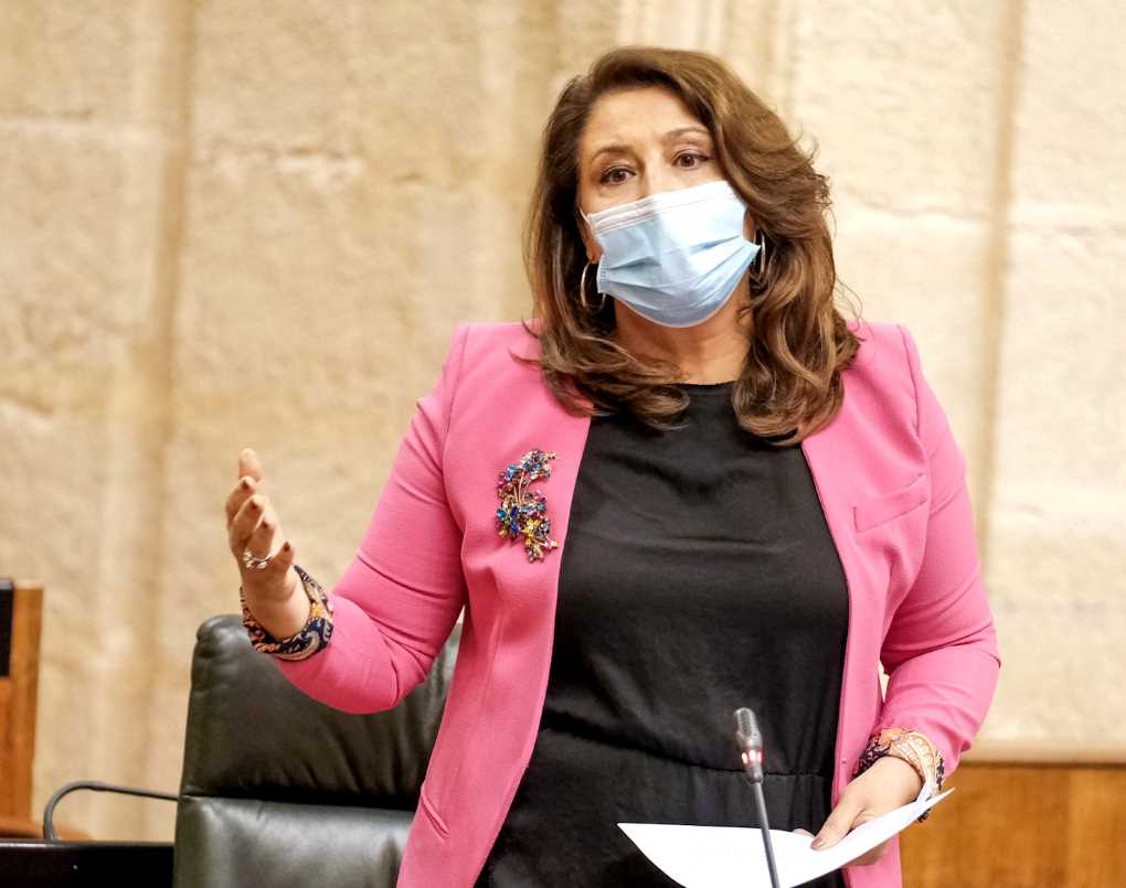 Carmen crespo en el parlamento andaluz
