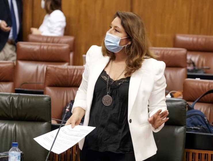 carmen crespo en el Parlamento Andaluz