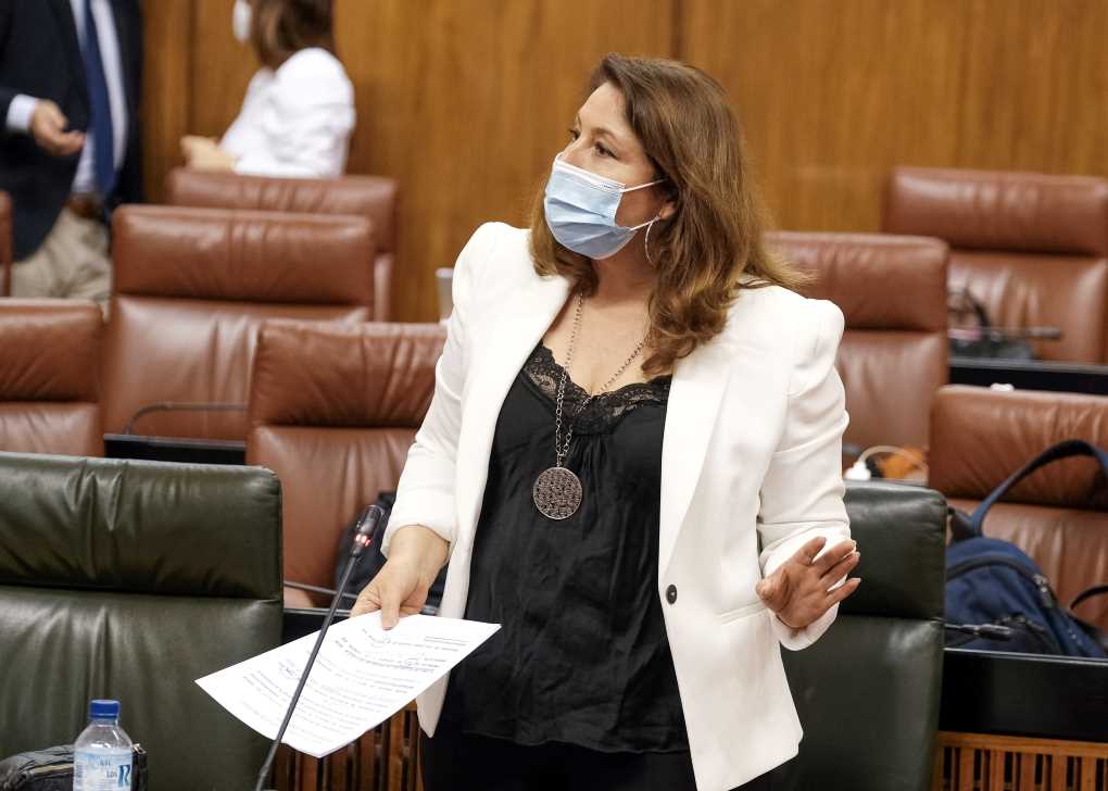 carmen crespo en el Parlamento Andaluz