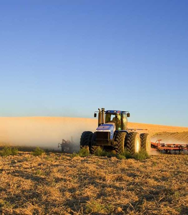 Tractor en campo