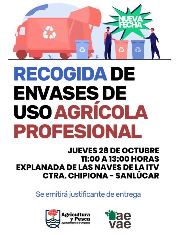 cartel recogida de envases