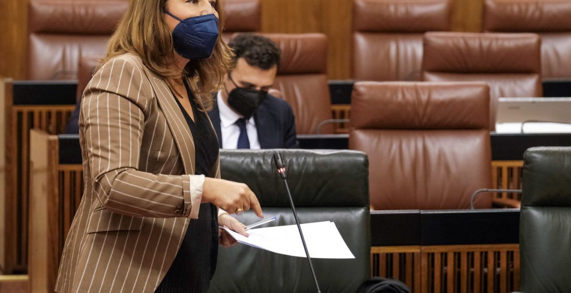 Carmen Crespo en el Parlamento