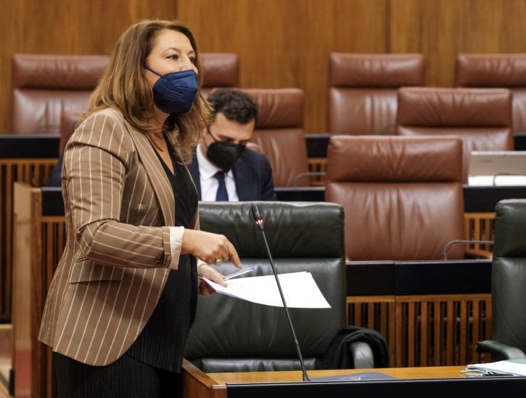 Carmen Crespo en el Parlamento