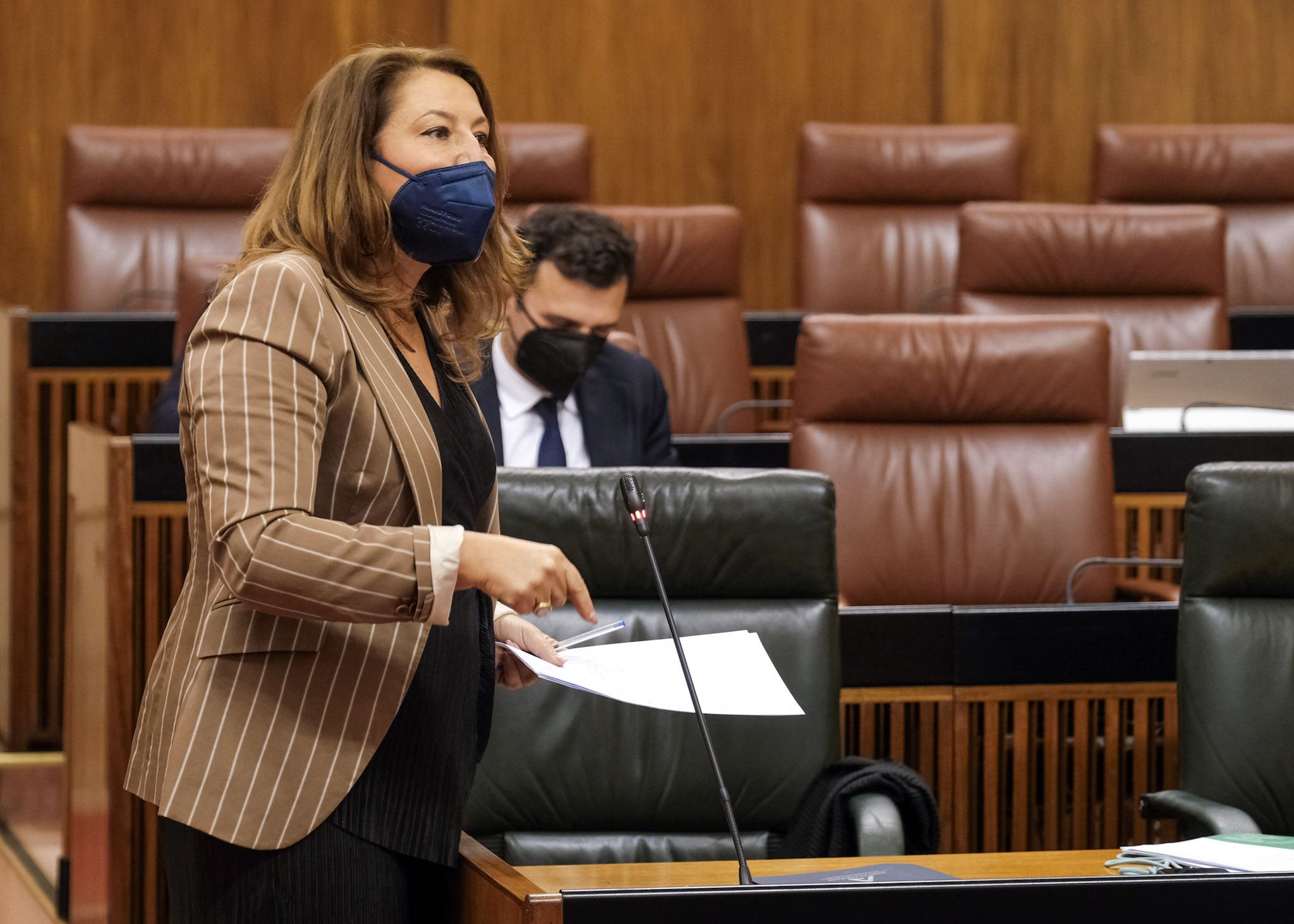Carmen Crespo en el Parlamento