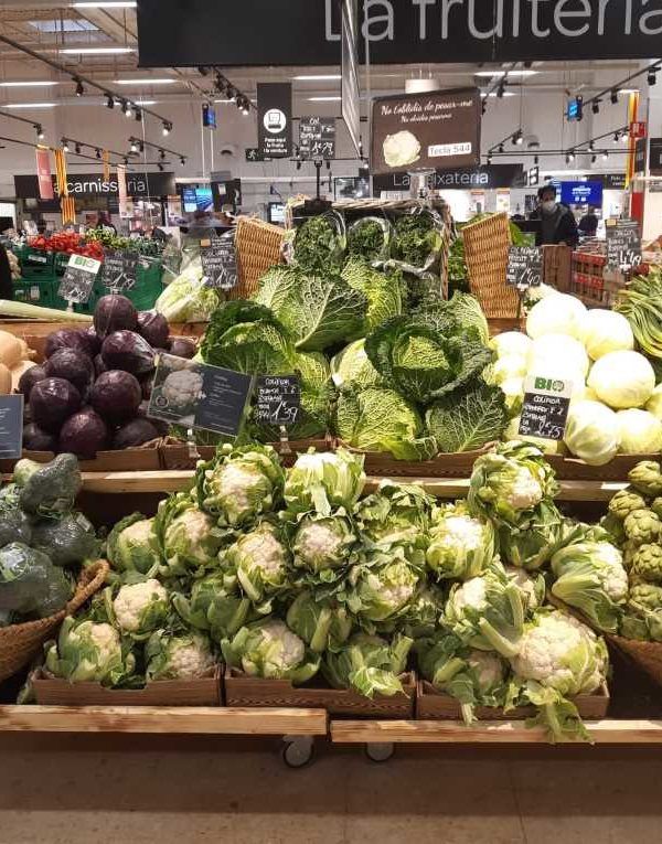 verduras de hoja Carrefour