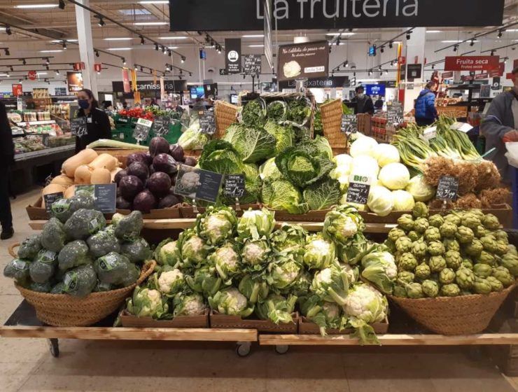 verduras de hoja Carrefour