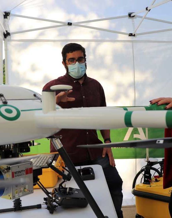 Consejera Agricultura dron