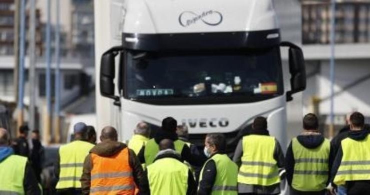 chalecos amarillos paro transporte