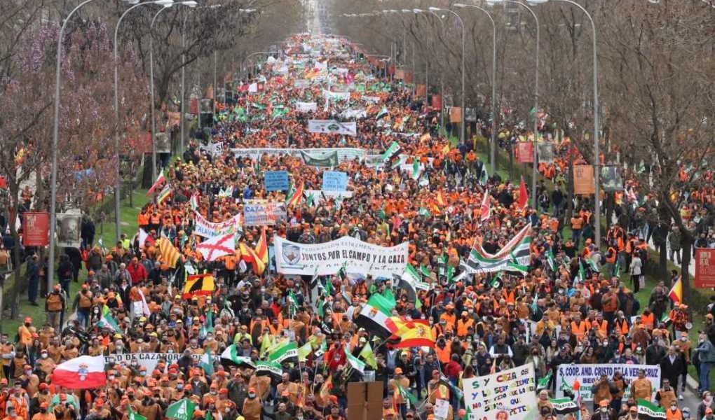 manifestación rural