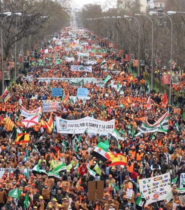 manifestación rural