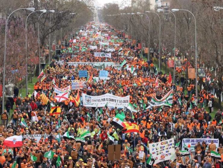 manifestación rural