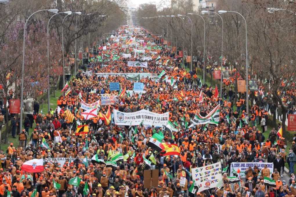 manifestación rural
