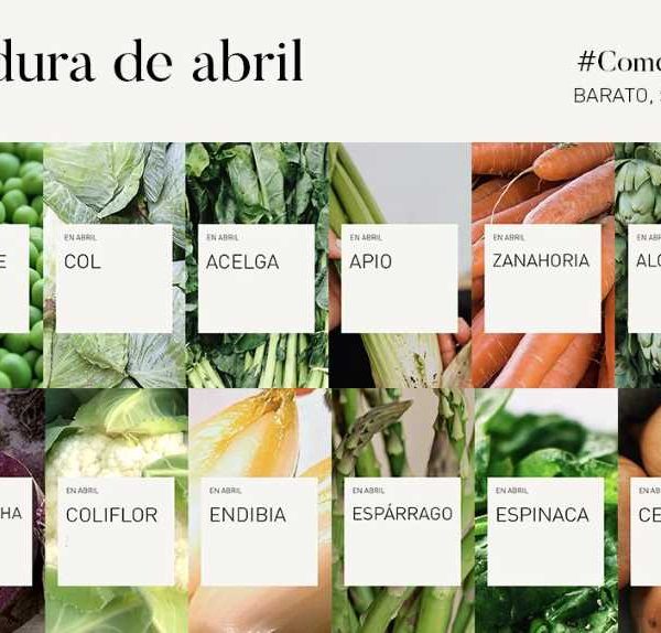 verdura abril consumo