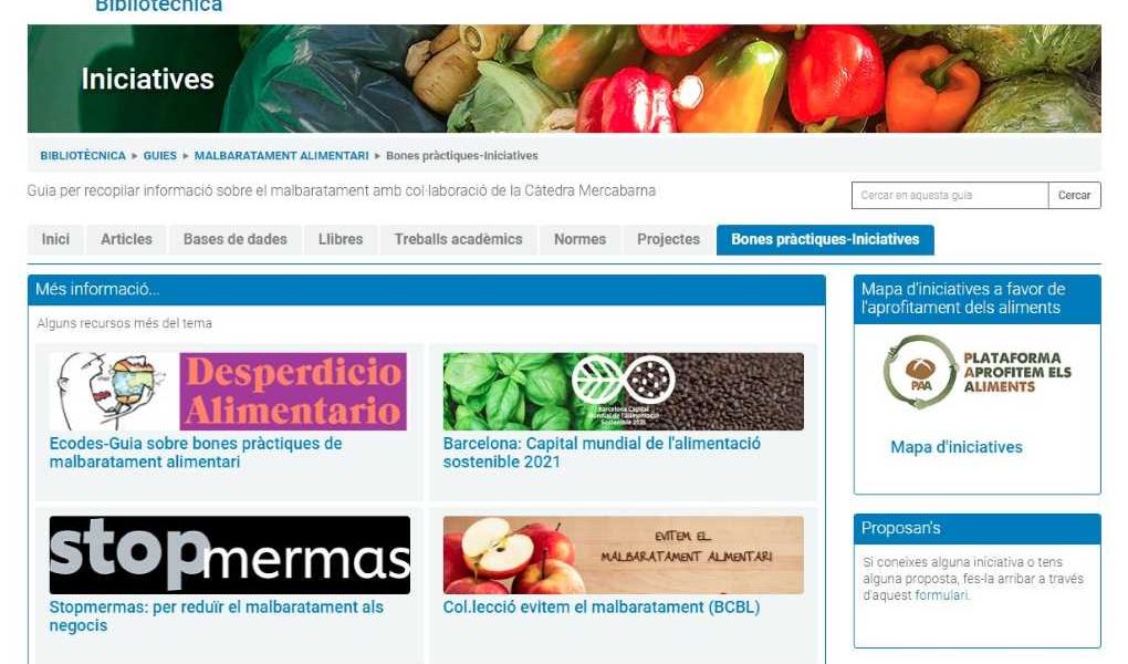 Biblioteca Desperdicio Alimentario