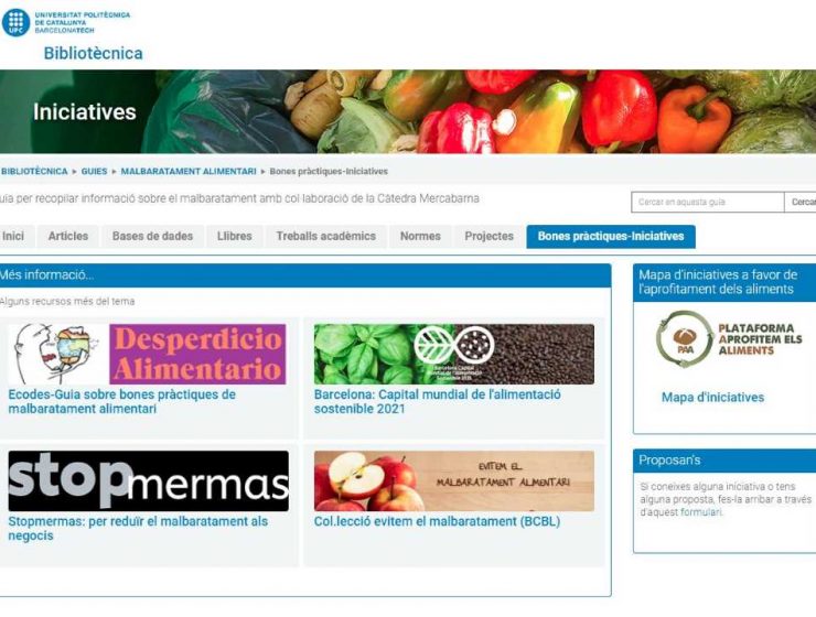 Biblioteca Desperdicio Alimentario